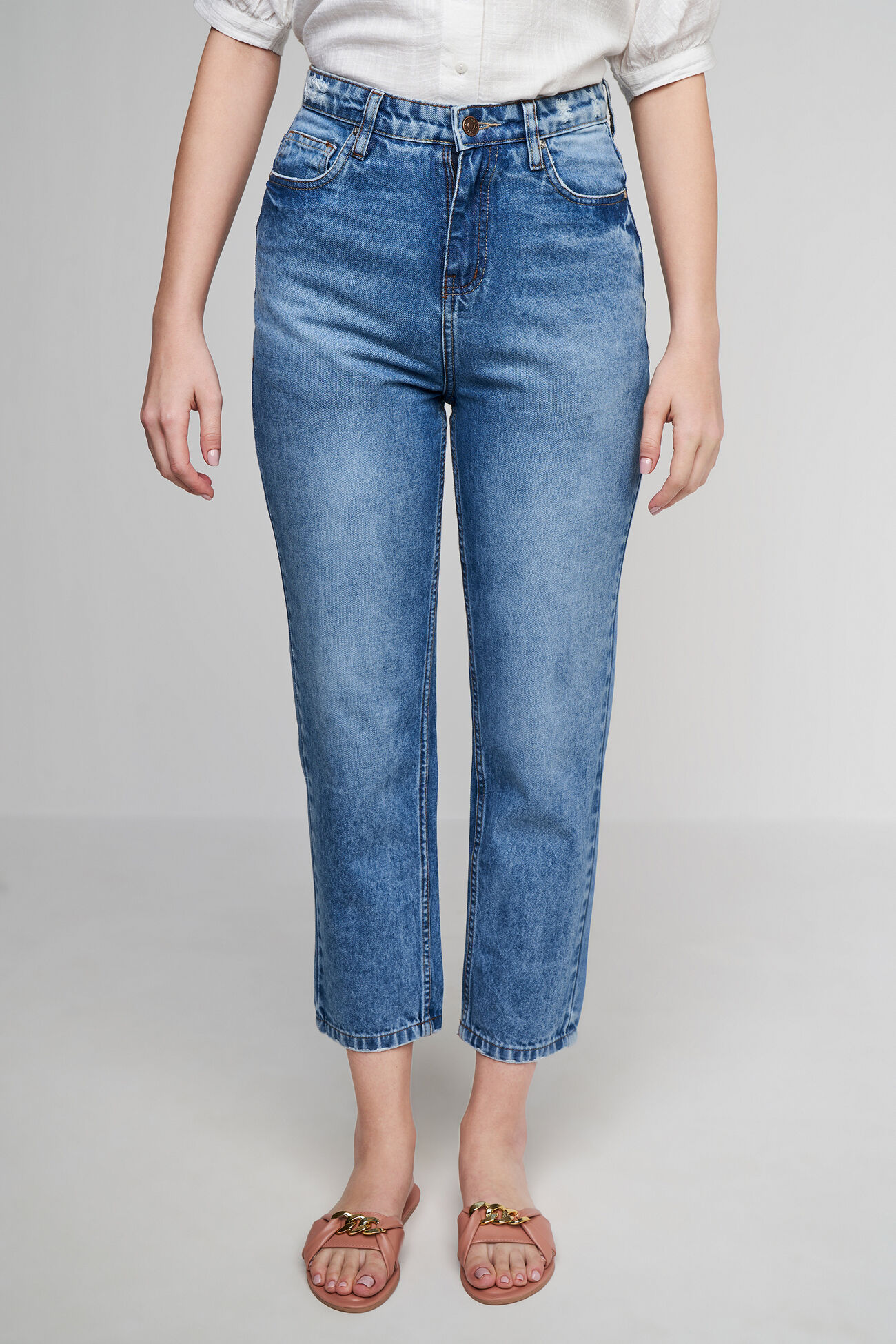 Light Blue Solid Straight Bottom, Light Blue, image 1